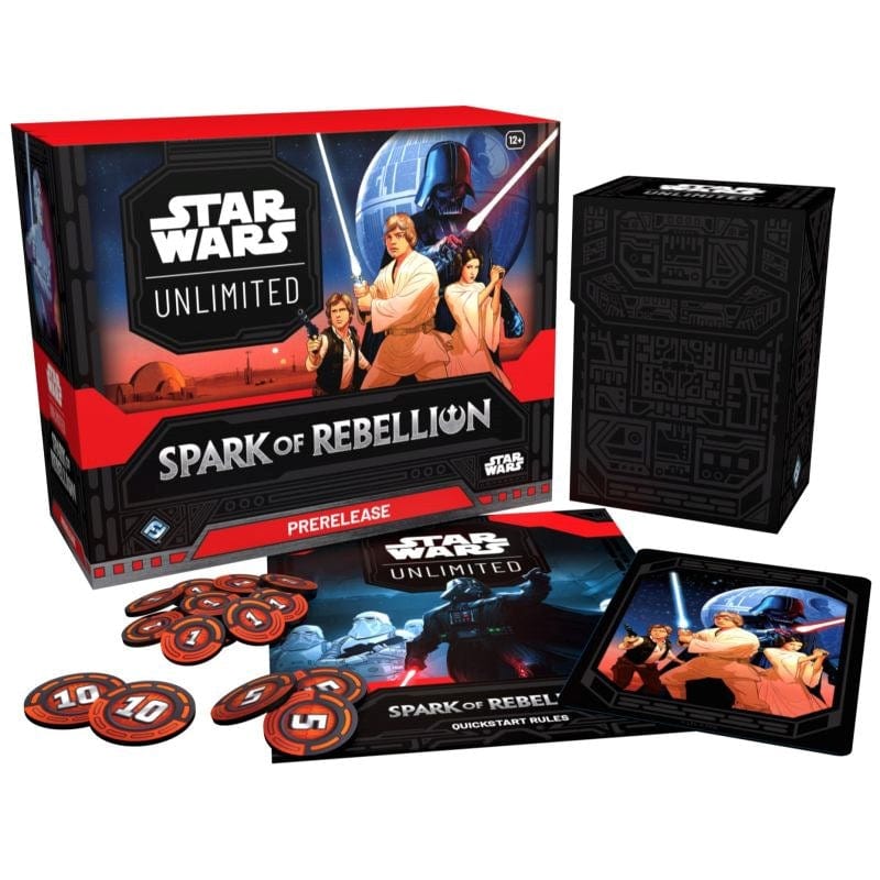 Star Wars Unlimited TCG - Spark Of Rebellion Prerelease Box (Preorder ...