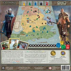 Academy Games Board & Card Games 878 Vikings Invasion of England - 2nd Edition