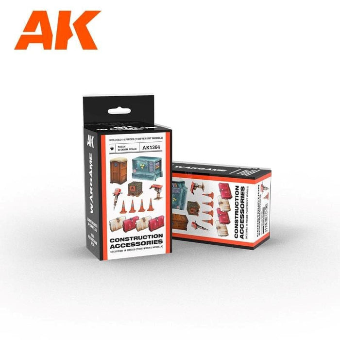 Ak Interactive - Resins - Wargame Resin Scenery - Construction Set Wargame (Unknown Release) (Resin 30-35m