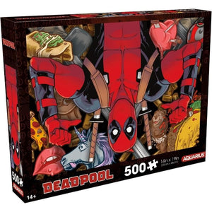 Aquarius Jigsaws Marvel Deadpool Collage 500 Piece Jigsaw Puzzle