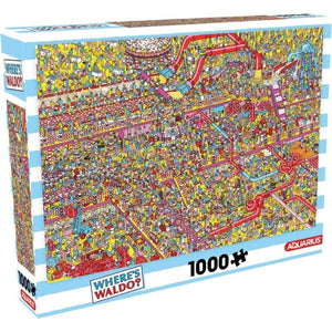 Aquarius Jigsaws Where?s Waldo - Cake Factory 1000 Piece Puzzle