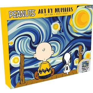 Aquarius Novelties Peanuts Starry Night Art by Numbers