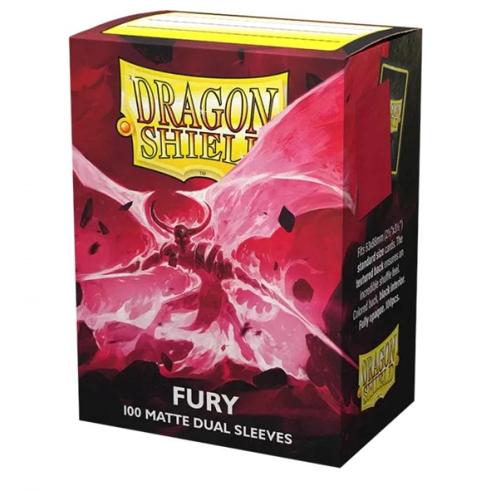 Card Sleeves - Dragon Shield - Dual Matte Fury (100) (63x88mm)