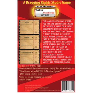 Bragging Rights Studios Board & Card Games Badly Described Movies - Board Game