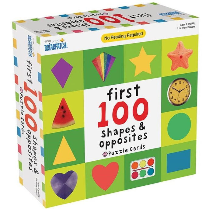 First 100 - Shapes & Opposites - Puzzle Cards