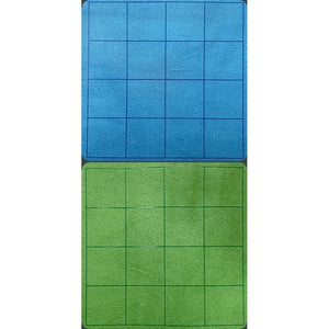 Chessex Roleplaying Games Chessex - Megamat - 34.5 x 48? (1? Blue-Green Sq Reversible)