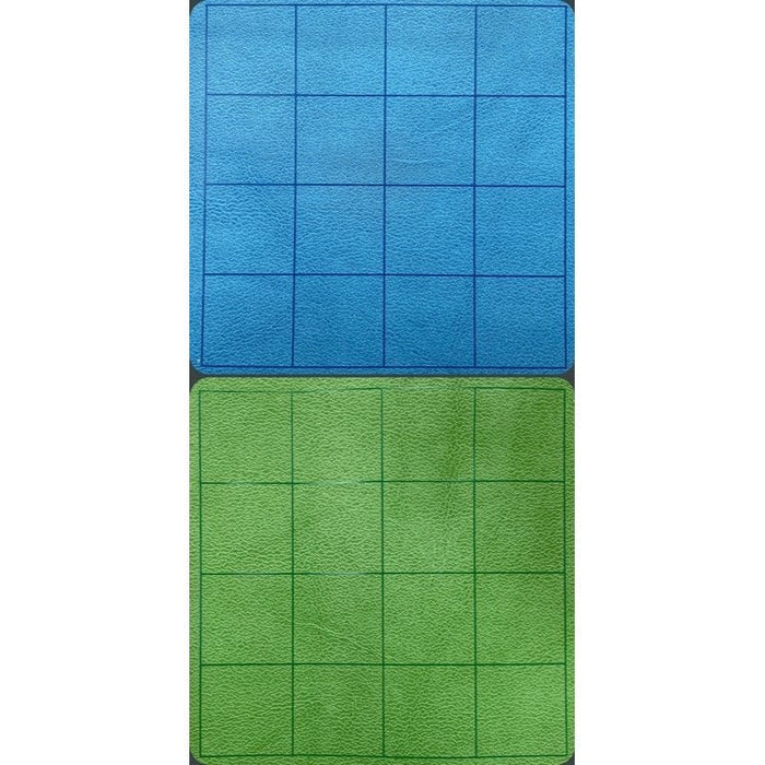 Chessex - Megamat - 34.5 x 48? (1" Blue-Green Sq Reversible)