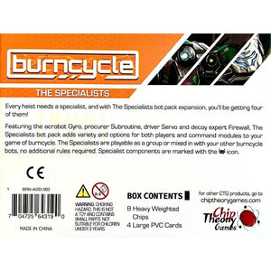 Chip Theory Games Board & Card Games Burncycle - The Specialists