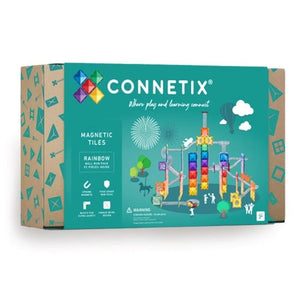 Connetix Novelties Connetix Magnetic Tiles - Rainbow Ball Run Pack (92pc)