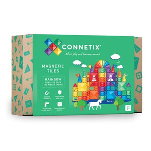 Connetix Novelties Connetix Magnetic Tiles - Rainbow Creative Pack (102pc)