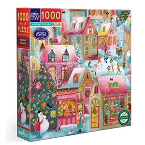 Eeboo Jigsaws Holiday Village (1000pc) Eeboo