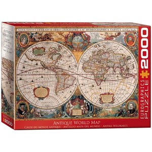 Eurographics Jigsaws Antique World Map (2000pc) Eurographics