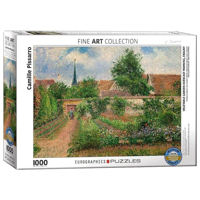 Camille Pissarro - Vegetable Garden on Overcast Morning - Fine Art Collection (1000pc) Eurographics