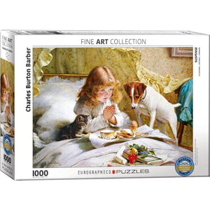 Eurographics Jigsaws Charles Burton Barber - Suspense - Fine Art Collection (1000pc) Eurographics