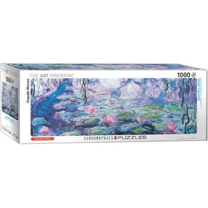 Eurographics Jigsaws Claude Monet - Waterlilies - Fine Art Collection Panoramic (1000pc) Eurographics