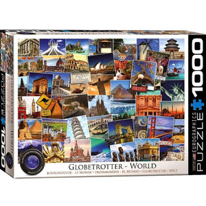 Eurographics Jigsaws Globetrotter - World (1000pc) Eurographics