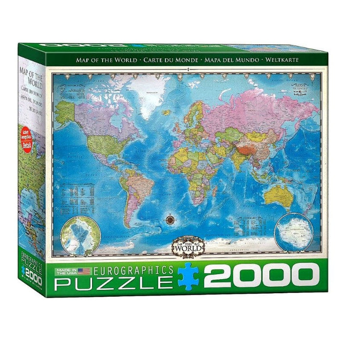 Map Of The World (2000pc) Eurographics