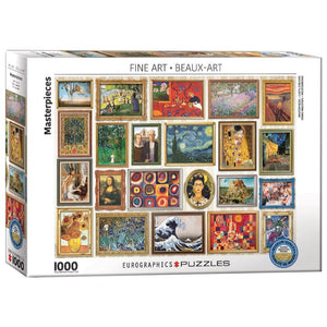 Eurographics Jigsaws Masterpiece - Fine Art Collection (1000pc) Eurographics