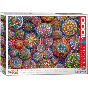 Eurographics Jigsaws Meditative Mandala Stones (1000pc) Eurographics