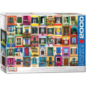 Eurographics Jigsaws Mediterranean Windows (2000pc) Eurographics