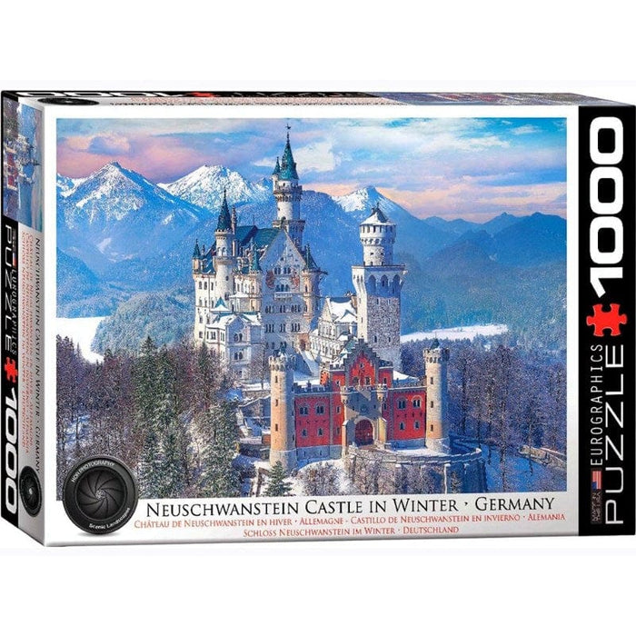 Neuschwanstein In Winter - Germany (1000pc) Eurographics