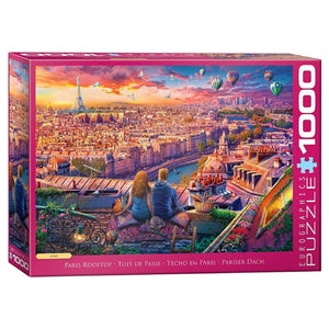 Eurographics Jigsaws Paris Rooftop (1000pc) Eurographics