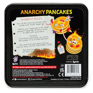 Exploding Kittens Board & Card Games Anarchy Pancakes Tin Box Edition - By Exploding Kittens