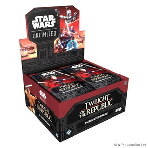 Fantasy Flight Games Trading Card Games Star Wars Unlimited TCG - Twilight of the Republic - Booster Box (24) (Preorder - 08/11/2024 Release)