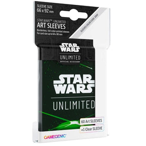 Gamegenic Trading Card Games Card Sleeves - Gamegenic Star Wars Unlimited - Art Sleeves - Green