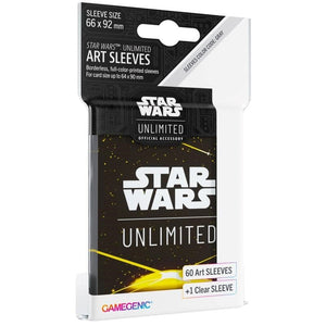 Gamegenic Trading Card Games Card Sleeves - Gamegenic Star Wars Unlimited - Art Sleeves - Yellow