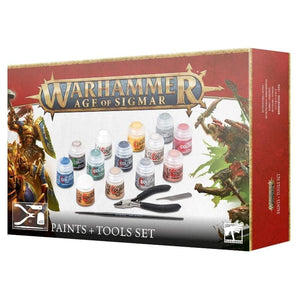 Games Workshop Hobby Age Of Sigmar - Paint and Tools Set (2024) (Preorder - 10/08/2024 release)