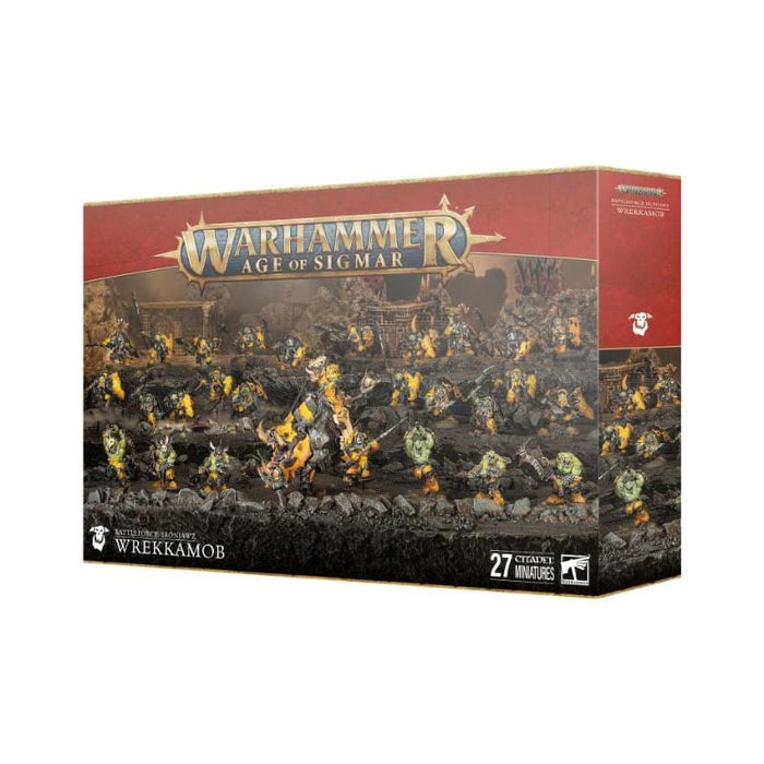 Age of Sigmar - Orruk Warclans - Ironjawz Battleforce - Wrekkamob