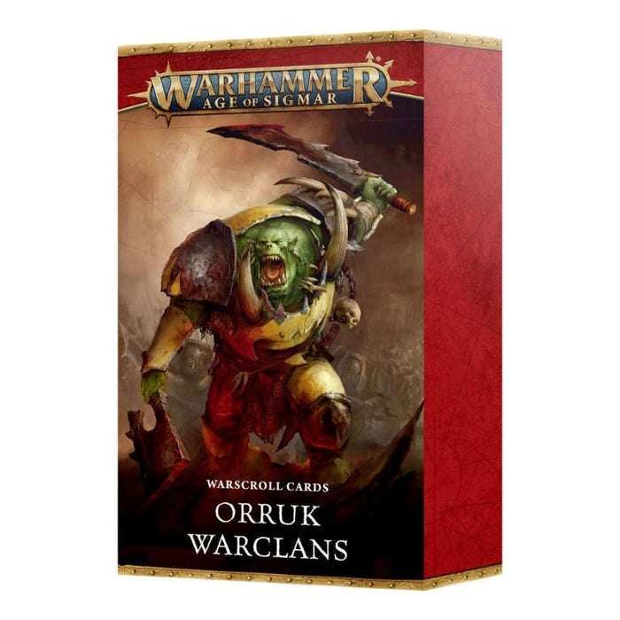 Age of Sigmar - Orruk Warclans - Warscroll Cards (Preorder - 01/03/2025 Release)