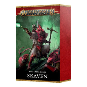 Games Workshop Miniatures Age of Sigmar - Skaven - Warscroll Cards (2024) (Preorder - 21/09/2024 release)