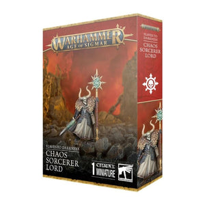 Games Workshop Miniatures Age of Sigmar - Slaves to Darkness - Chaos Sorcerer Lord (Preorder - 07/12/2024 Release)