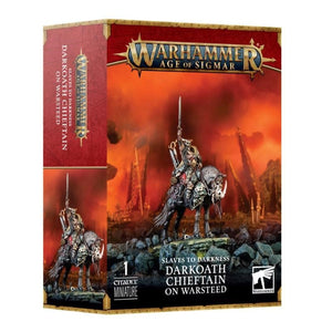 Games Workshop Miniatures Age of Sigmar - Slaves To Darkness - Darkoath Chieftain On Warsteed (Preorder - 26/10/2024 Release)