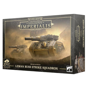 Games Workshop Miniatures Legions Imperialis - Solar Auxilia - Leman Russ Strike Squadron (29/06/24 release)