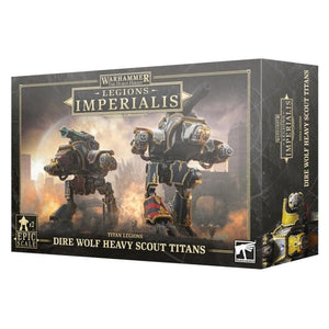 Games Workshop Miniatures Legions Imperialis - Titan Legions - Dire Wolf Heavy Scout Titans (29/06/24 release)