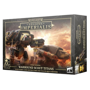 Games Workshop Miniatures Legions Imperialis - Titan Legions - Warhound Scout Titans (29/06/24 release)