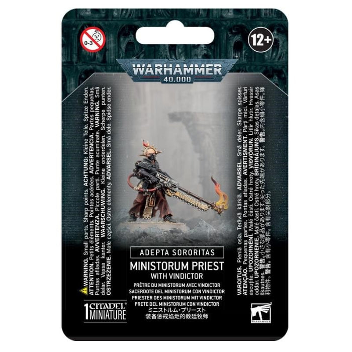 Warhammer 40k - Adepta Sororitas - Ministorum Priest with Vindictor