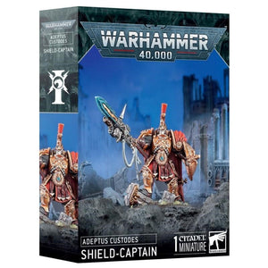 Games Workshop Miniatures Warhammer 40k - Adeptus Custodes - Shield Captain (22/06/24 Release)