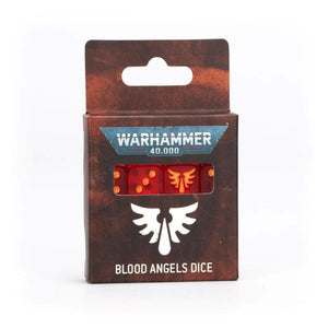 Games Workshop Miniatures Warhammer 40k - Blood Angels - Dice Set (Preorder - 19/10/2024 Release)