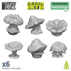 Greenstuff World Hobby GSW - 3D printed set - Chunky Mushrooms XL