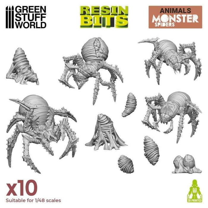 GSW - 3D printed set - Monster Spiders