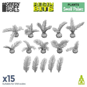 Greenstuff World Hobby GSW - 3D printed set - Small Palms