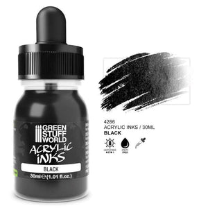 Greenstuff World Hobby GSW - Acrylic Ink Opaque - Black