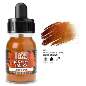 Greenstuff World Hobby GSW - Acrylic Ink Opaque - Light Brown