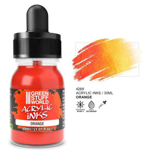 Greenstuff World Hobby GSW - Acrylic Ink Opaque - Orange