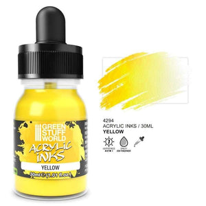 Greenstuff World Hobby GSW - Acrylic Ink Opaque - Yellow