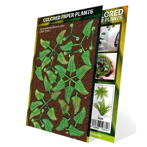 Greenstuff World Hobby GSW - Colored Paper Plants - Fern